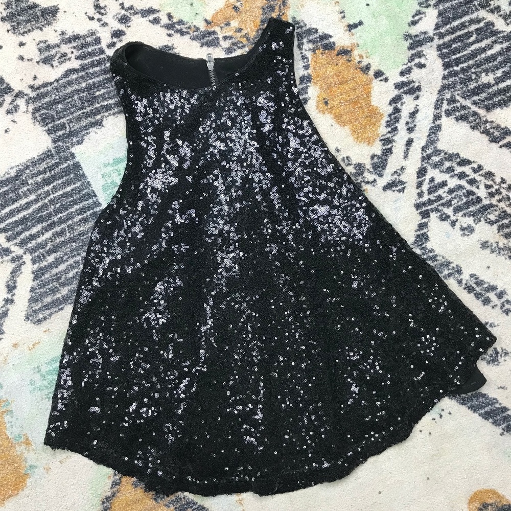 Back Sequin Babydoll Top
